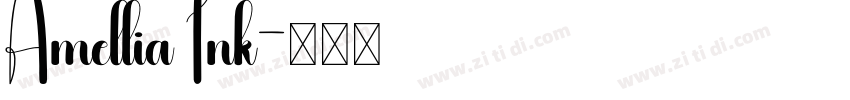 Amellia Ink字体转换